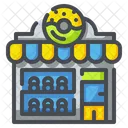Donut Shop Doughnut Baker Icon