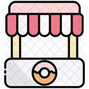 Donut Store Donut Shop Building Icon