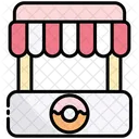 Donut Store Donut Shop Building Icon