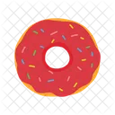 Donut Strawberry Top Food Fast Food Icon