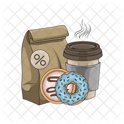 Donut takeaway  Icon