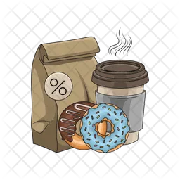 Donut takeout  Icon