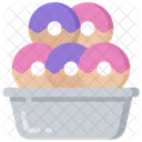 Donut Tray Donuts Baked Icon