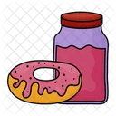 Donut with jam  アイコン