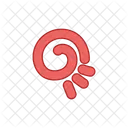 Doodle Line Pink Doodle Line Icon