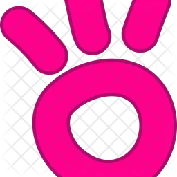 Doodle pink  Icon