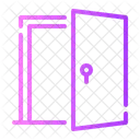 Door Single Opened Icon