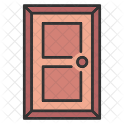 Door Icon Of Colored Outline Style Available In Svg Png Eps Ai Icon Fonts