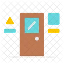 Door Class Classroom Icon
