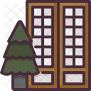 Door Doors Christmas Tree Icon