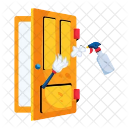 Door Cleaning  Icon