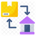 Door Delivery Home Delivery Parcel Delivery Icon