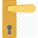 Door Handle Keyhole Doorway Icon