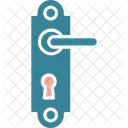 Door Handle Door Handle Lock Hotel House Knob Entrance Security Room Icon