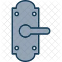 Door Handle Door Handle Lock Hotel House Knob Entrance Security Room Icon