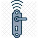 Door Handle Door Handle Lock Hotel House Knob Entrance Security Room Wireless Technology Smart Lock Icon