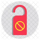 Door Hanger Knob Door Knob Do Not Disturb Icon