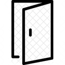 Open Door Gate Entrance Icon