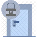 Door Lock Anti Theft Security Icon