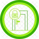 Door Lock Anti Theft Security Icon