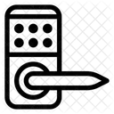 문 비밀번호 잠금 장치 잠금 장치 보안 아이콘