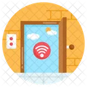 Door Sensor Smart Door Wireless Door Icon