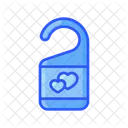 Door Sign Do Not Disturb Door Hanger Icon