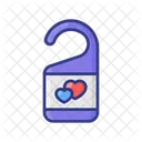 Door Sign Do Not Disturb Door Hanger Icon