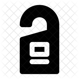 Door Tag Icon Of Glyph Style Available In Svg Png Eps Ai