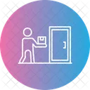 Door To Door Delivery Delivery Door Icon