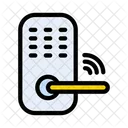 Doorlock Handle Wireless Icon
