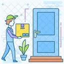 Home Delivery Doorstep Delivery Delivery Services Icon