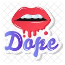 Dope Lips Icon