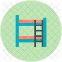 Doppelt Bett Treppe Symbol