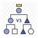 Doppel-K.-o.-Turnier Symbol