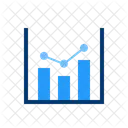 Doppelachsendiagramm Graph Analyse Symbol