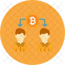 Kryptowahrung Bitcoin Ausgaben Symbol