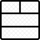 Doppelbalken Unten Symbol