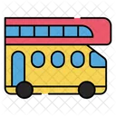 Doppeldeckerbus Reisebus Transport Icon