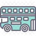 Doppeldeckerbus Vereinigtes Konigreich Englisch Icon