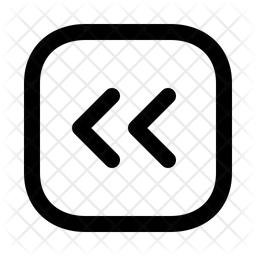 Doppelter linker Quadratpfeil  Symbol