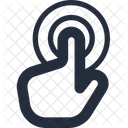Doppeltippen  Symbol