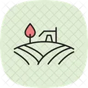 Dorffelder Dorf Felder Symbol