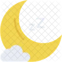 Dormir Noche Luna Icono
