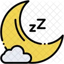 Dormir Noche Luna Icono