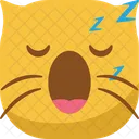 Emoticono De Gato Icono