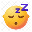 Dormir Emoji Cara Icono