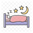 Dormir Color Icono Icon