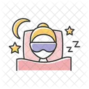 Dormir Color Icono Icon