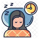 Dormir Bien Dormir Dormir Profundamente Icono